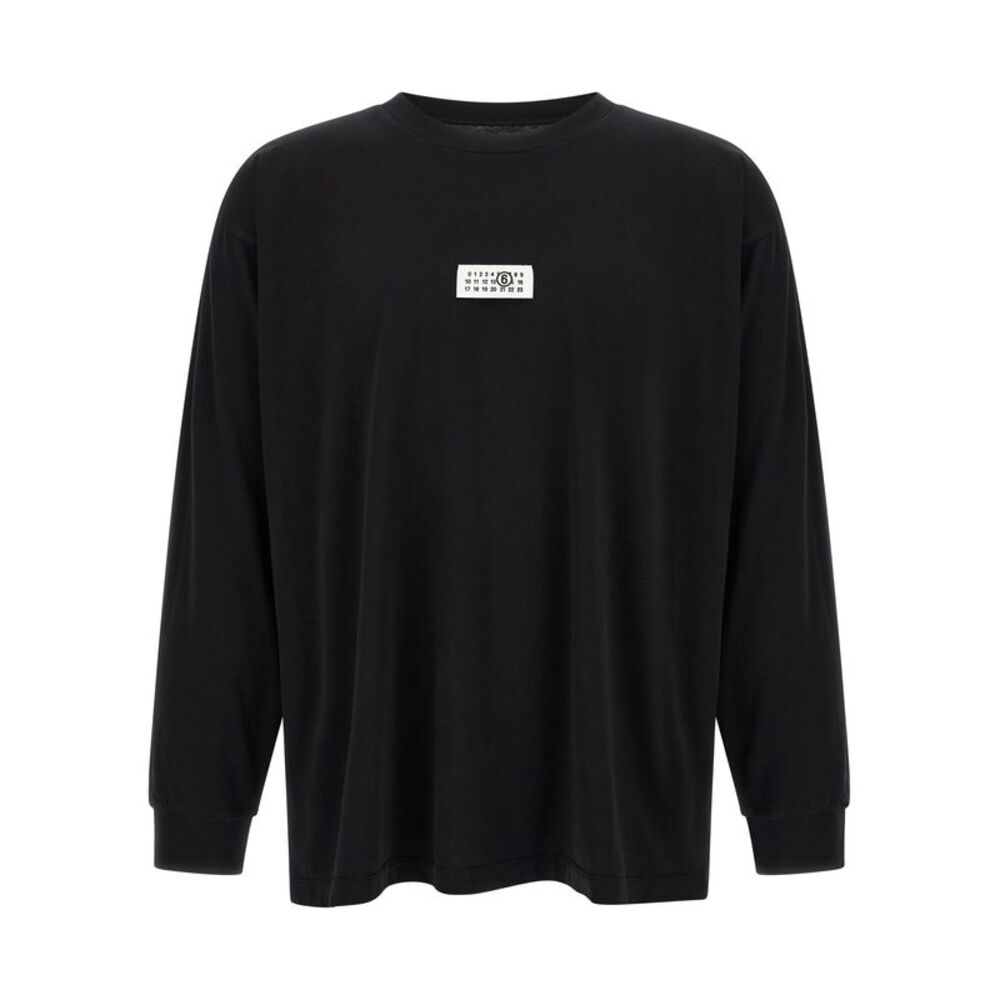 MM6 Maison Margiela Black Cotton Men's T-Shirt